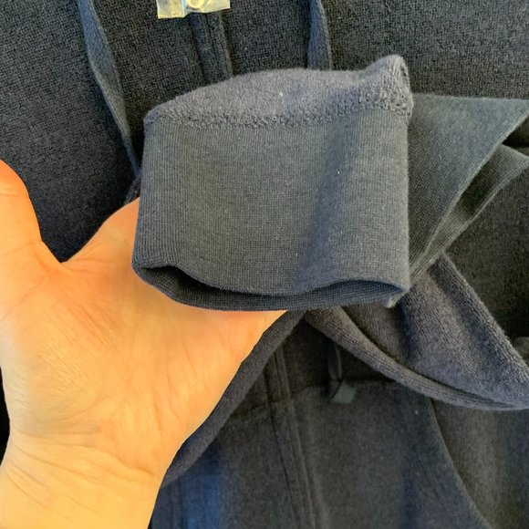 Juicy Couture Black Label Regal Robertson Microterry Jacket Y2K Dark Blue Size M - Picture 5 of 10